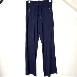 Bogner navy lightweight straight leg sweatpants XS